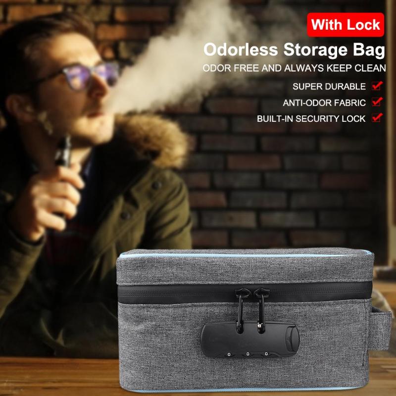 Smell Proof Bag With Combination Lock Waterproof Storage Bag Odor Proof Stash Storage Case Container For Home Travel Camping9980334