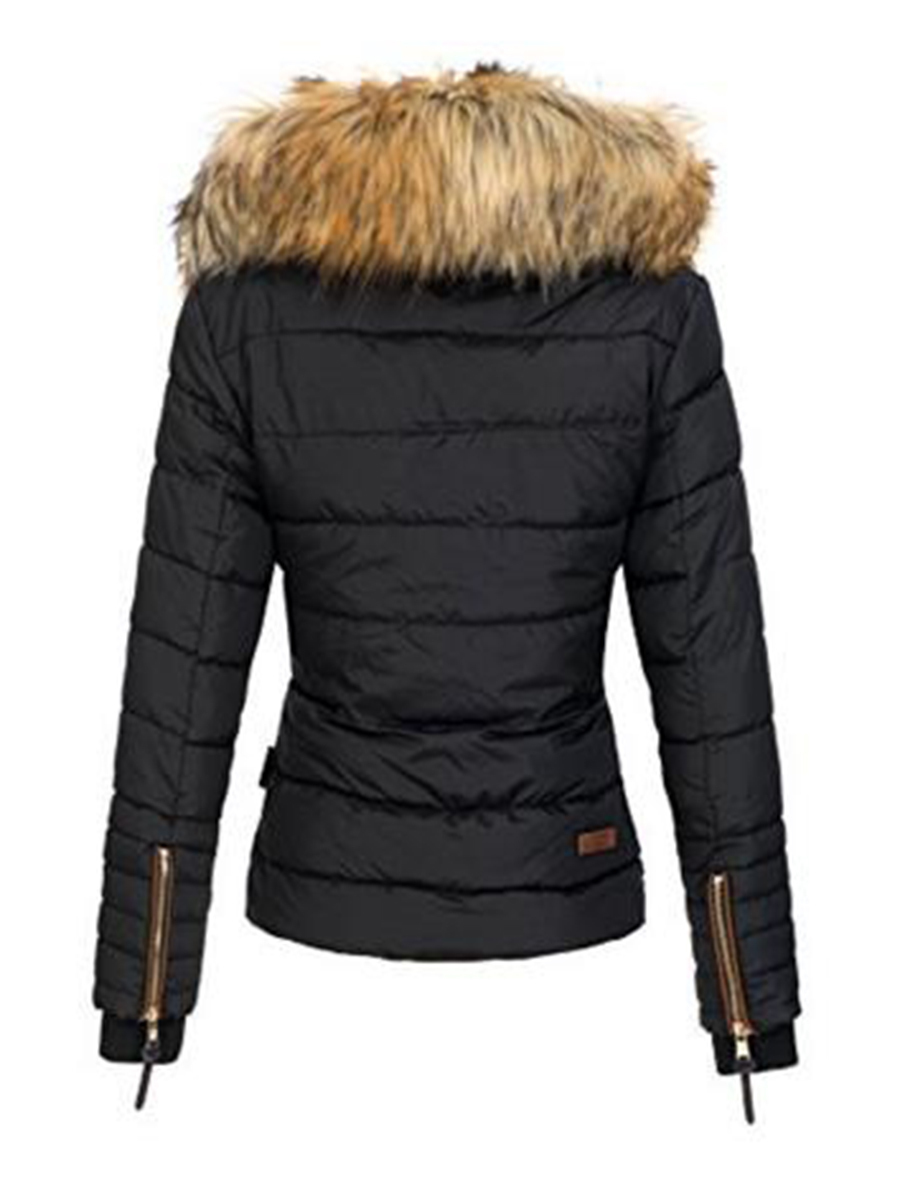 New Parkas Female Women Winter Coat Thickening Cotton Jacket Womens Black Faux Fur Outwear For T200212 B3