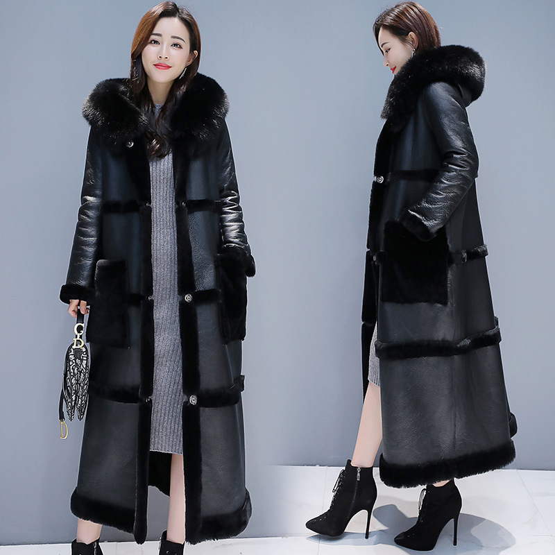 Size Plus Winter Lambswool Long False Leather Jacket Thicken Warm Women's Coat Mujer 856c, Apricot
Size Plus Winter Lambswool Long False Leather Jacket Thicken Warm Women's Coat Mujer 856c, Apricot