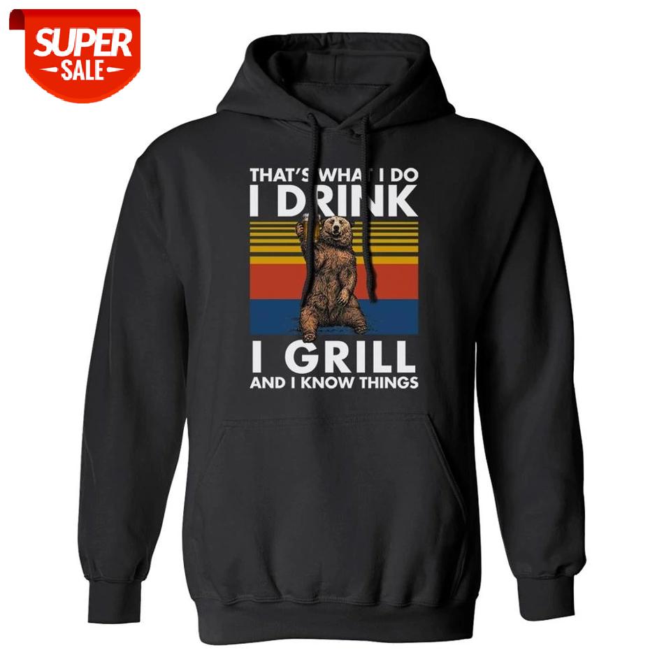 Drinking Bear That's What I Do I Drink Grill Know Things FunnyT Shirt Cotton hooded fleece hoodies Gift for men and women #UU0R, Black
Drinking Bear That's What I Do I Drink Grill Know Things FunnyT Shirt Cotton hooded fleece hoodies Gift for men and women #UU0R, Black