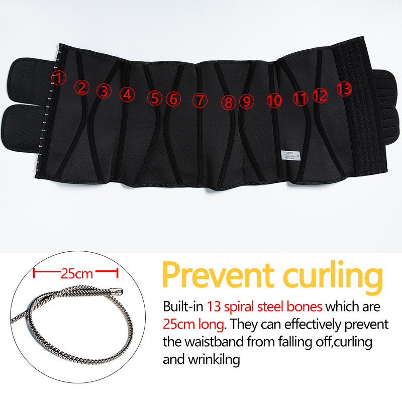 Neoprene Waist Trainer for Women Underwear Corset Sauna Sweat Belts Hook Closure Design Double Straps Tummy Shapewear Body Shapers Girdle DHL