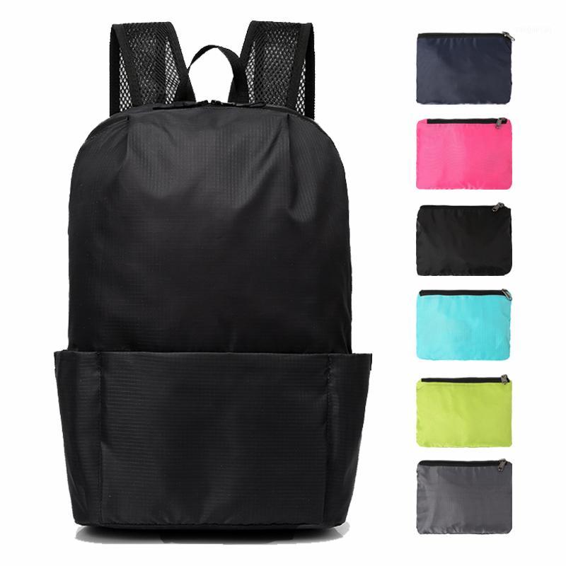 Lightweight Foldable Backpack Waterproof Breathable Wearproof Porable Travel Bag Collapsible Pure Color Shoulders Bag for Hiking1, Black
Lightweight Foldable Backpack Waterproof Breathable Wearproof Porable Travel Bag Collapsible Pure Color Shoulders Bag for Hiking1, Black