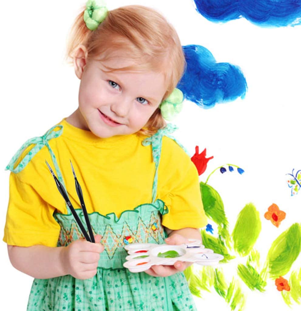 6PCS Fine Detail Paint Brushes Set Miniature Painting Brushes for Mini Detailing Art PaintingAcrylic Oil Watercolor Gouache Face 9170743