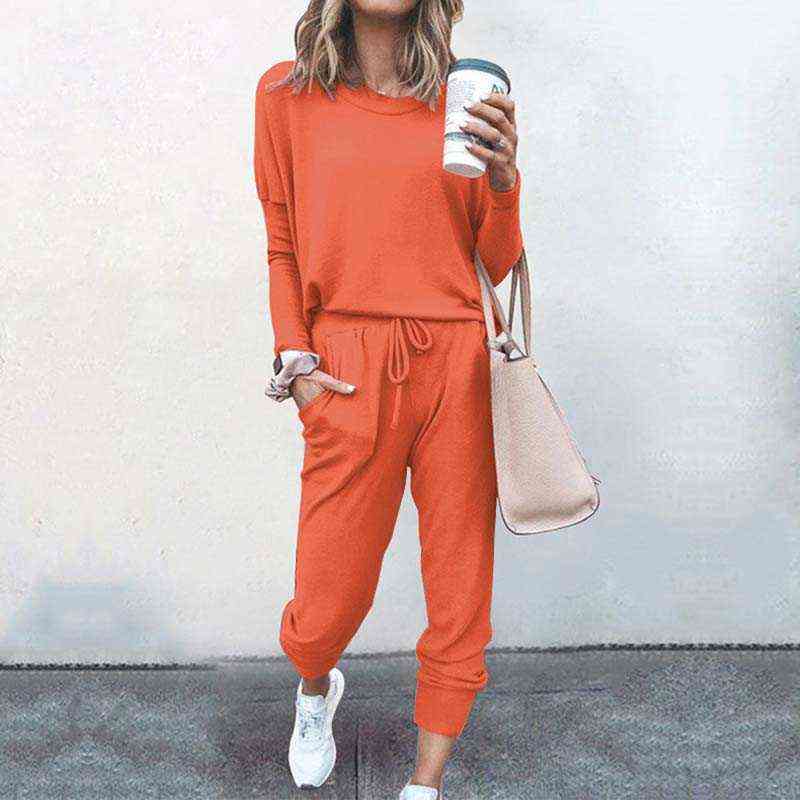 Autumn Pajama Set Women Sleepwear Lounge Wear Set Female Loungewear Nightwear Ladies Homewear Women Sleep Wear 220114