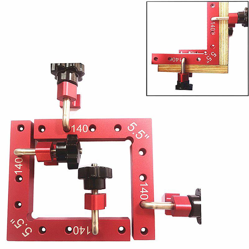 Carpenter's Square Right Angle 90 Degrees L-Shaped Auxiliary Fixture Woodworking Positioning Ruler Splicing board fixing clip
Carpenter's Square Right Angle 90 Degrees L-Shaped Auxiliary Fixture Woodworking Positioning Ruler Splicing board fixing clip