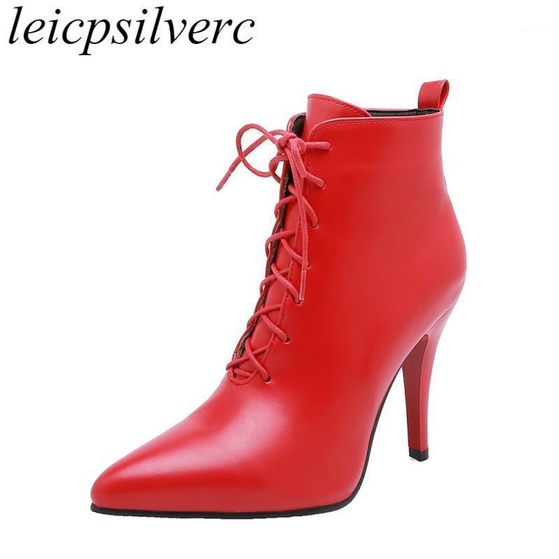 Women's Boots Autumn Winter Warm Ankle Pu Super High Heel 2020 Fashion Versatile Pointed and Comfortable Temperament Office Red1, Black
Women's Boots Autumn Winter Warm Ankle Pu Super High Heel 2020 Fashion Versatile Pointed and Comfortable Temperament Office Red1, Black