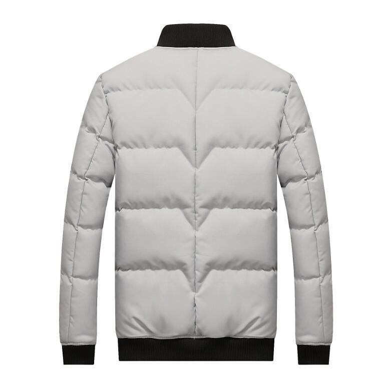 Winter Casual Warm Jacket Men Cotton Hoodied Parka Coat Thicken Zipper Mens Jackets Clothes 201119