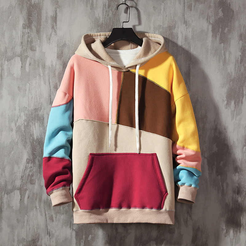 Patchwork Style Autumn Spring 2020 Hoodie Sweatshirt Mens Hip Hop Punk Pullover Streetwear Casual Fashion Clothes, Asian size wy305 b
Patchwork Style Autumn Spring 2020 Hoodie Sweatshirt Mens Hip Hop Punk Pullover Streetwear Casual Fashion Clothes, Asian size wy305 b