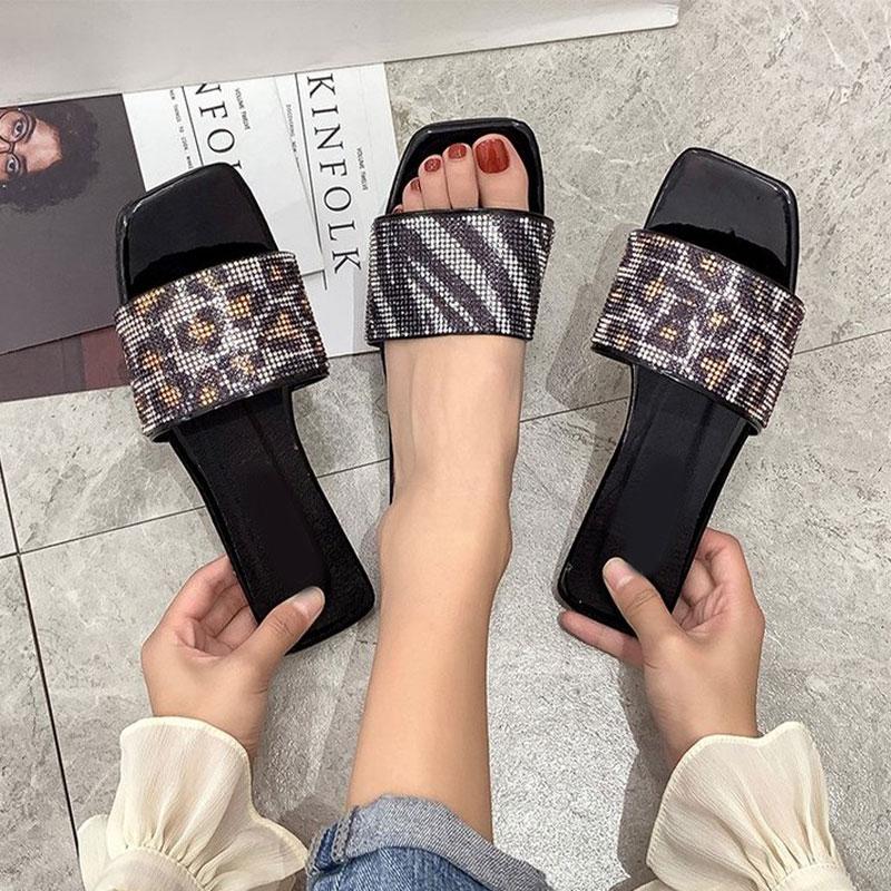 New Women Slippers Fahsion Summer Shoes Casual Sandals Woman Flats Comfort Outdoor 2021 Office Shoe Female Footwear Square Toe, Black1
New Women Slippers Fahsion Summer Shoes Casual Sandals Woman Flats Comfort Outdoor 2021 Office Shoe Female Footwear Square Toe, Black1