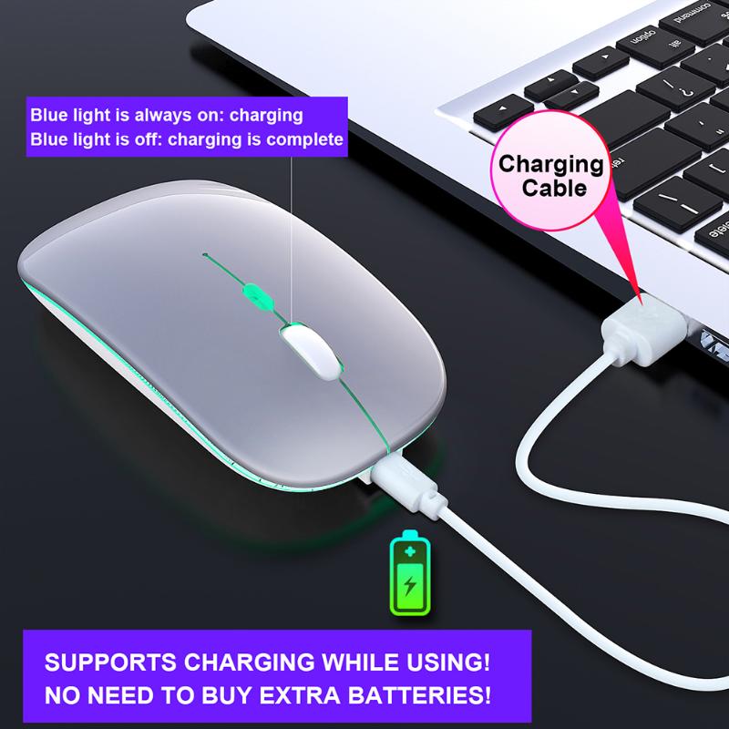 Desktop PC Portable Gaming 2.4GHz For Laptop Intelligent Optical USB Receiver Colorful Lighting Rechargeable Wireless Mouse
Desktop PC Portable Gaming 2.4GHz For Laptop Intelligent Optical USB Receiver Colorful Lighting Rechargeable Wireless Mouse