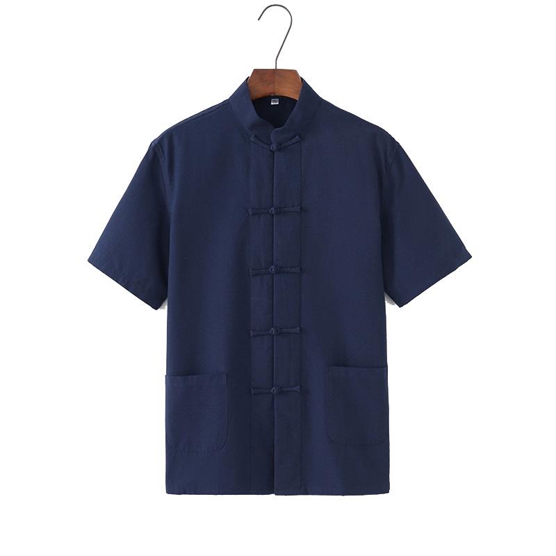 Brand Designer 100% Cotton Shirt Blouse 2021 Summer New Men's Short Sleeve Tang Suit Top Male Tai Chi Uniform Size -4XL, Beige
Brand Designer 100% Cotton Shirt Blouse 2021 Summer New Men's Short Sleeve Tang Suit Top Male Tai Chi Uniform Size -4XL, Beige