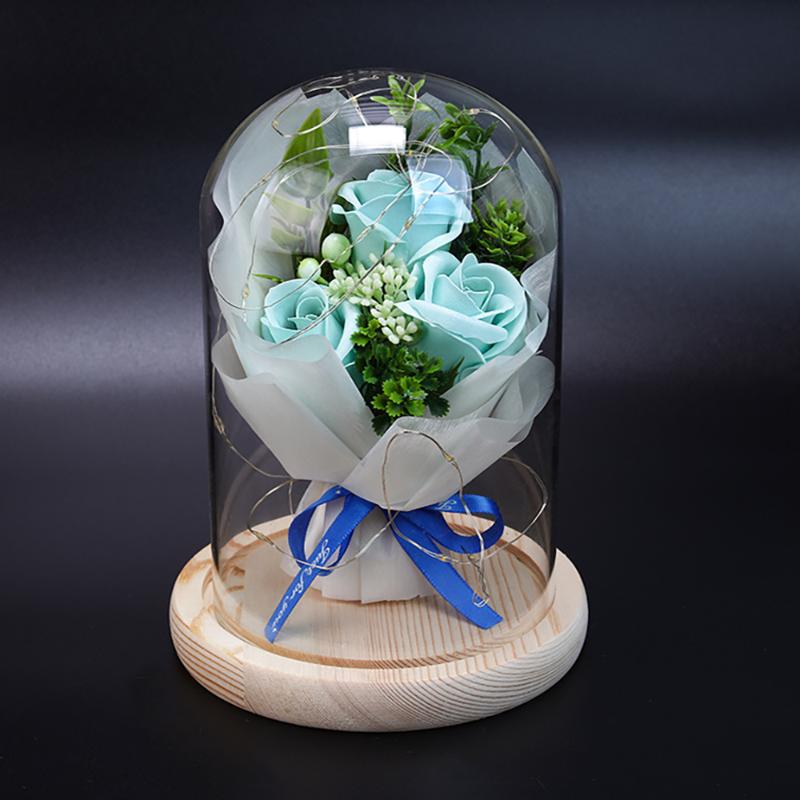 2Colour Red Rose In A Glass Dome On A Wooden Base For Valentine'S Gifts LED Rose Lamps Christmas Gift For Girlfriend, Blue
2Colour Red Rose In A Glass Dome On A Wooden Base For Valentine'S Gifts LED Rose Lamps Christmas Gift For Girlfriend, Blue
