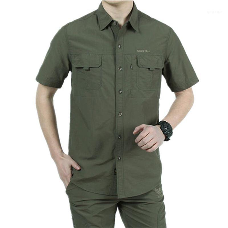 Men Quick Dry Shirts Summer Outdoor Short SleeveTrekking Hiking Sports Tops Breathable Male Fishing Work Shirts CYF1051, Khaki
Men Quick Dry Shirts Summer Outdoor Short SleeveTrekking Hiking Sports Tops Breathable Male Fishing Work Shirts CYF1051, Khaki