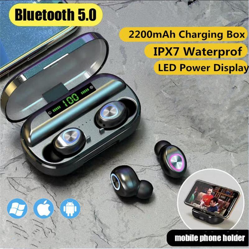 TWS Wireless Bluetooth earphones With Microphone Charging Box LED Display Sports Waterproof Bluetooth Earphones Wireless Earbuds1, Black
TWS Wireless Bluetooth earphones With Microphone Charging Box LED Display Sports Waterproof Bluetooth Earphones Wireless Earbuds1, Black