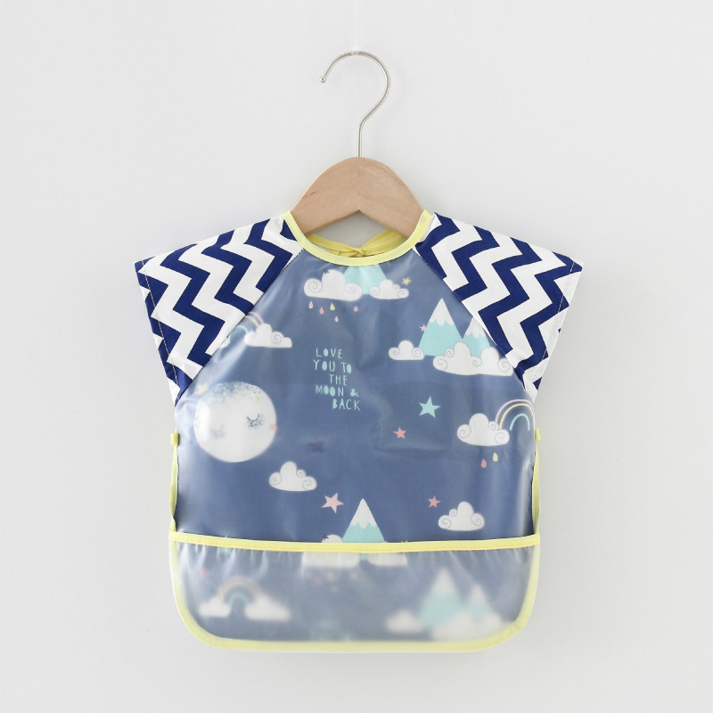 Cute Baby Bibs Toddler Waterproof short Sleeve Cartoon Animals Children Feeding Smock Bib Infant Stuff
Cute Baby Bibs Toddler Waterproof short Sleeve Cartoon Animals Children Feeding Smock Bib Infant Stuff