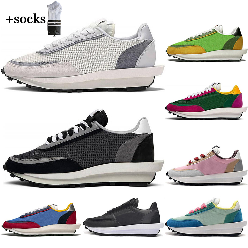 with free socks LDV Waffle Sacai Daybreak Casual Shoes Mens women chunky Varsity Blue Nylon Summit platform trainers Sports Sneakers 36-45, #17 lucky green red
with free socks LDV Waffle Sacai Daybreak Casual Shoes Mens women chunky Varsity Blue Nylon Summit platform trainers Sports Sneakers 36-45, #17 lucky green red