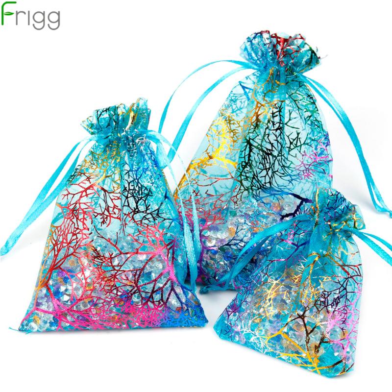 Frigg 50pcs Coralline Organza Pouch Party Gift Teal Blue Bags Candy Box Jewelry Bag New Year Wedding Birthday Favors Decoration
Frigg 50pcs Coralline Organza Pouch Party Gift Teal Blue Bags Candy Box Jewelry Bag New Year Wedding Birthday Favors Decoration