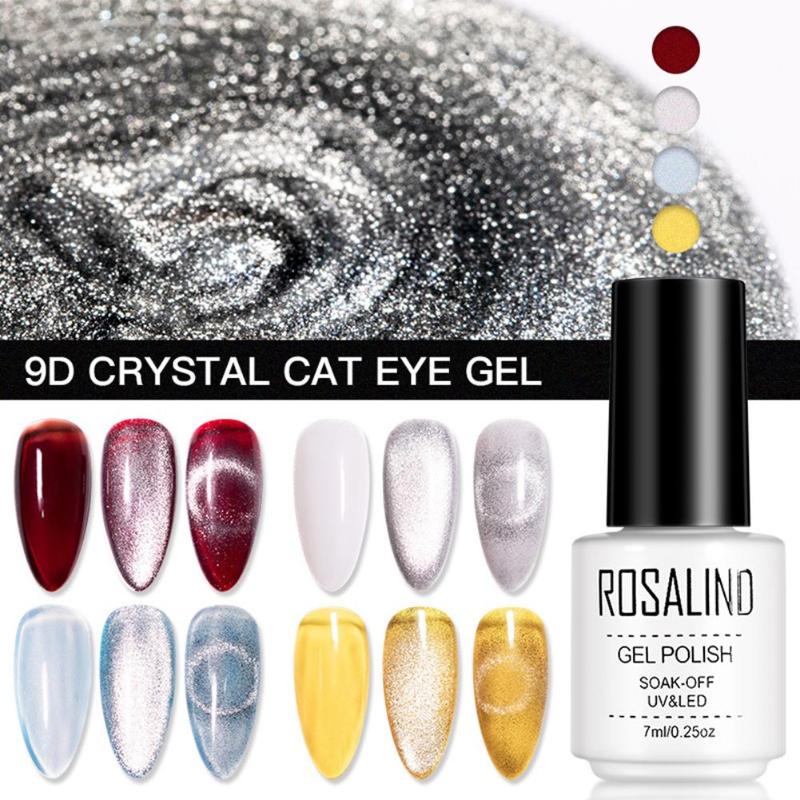 ROSALIND 9D Crystal Cat Eye Gel With Magnetic Stick Gel Nail Polish All For Manicure Semi Permanent Soak Off 7ML Lacquer
ROSALIND 9D Crystal Cat Eye Gel With Magnetic Stick Gel Nail Polish All For Manicure Semi Permanent Soak Off 7ML Lacquer