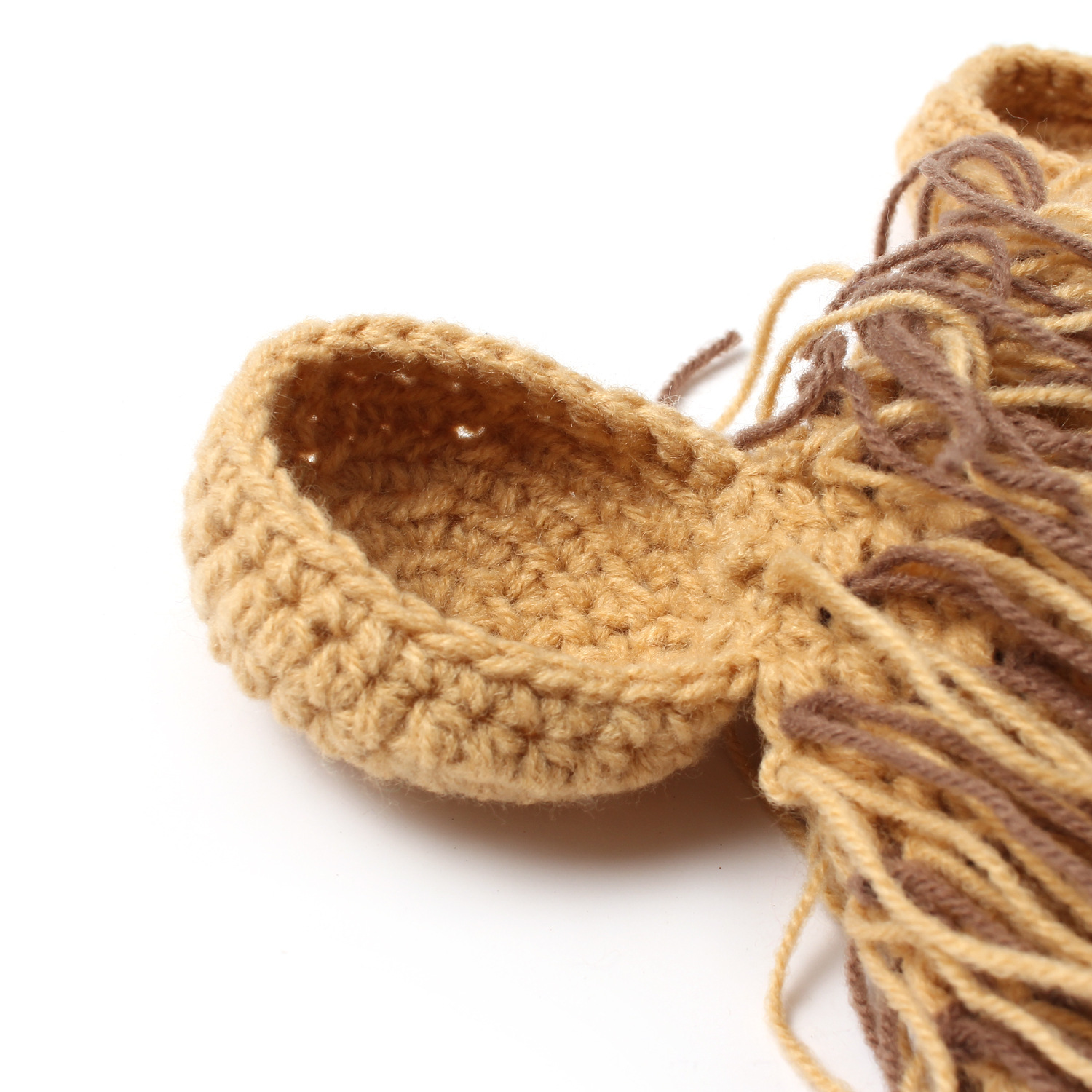 Winter baby boy girls warm cartoon lion Knitted hats Hip hop funny headwear baby toddler headdress