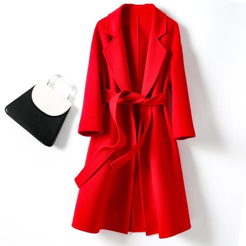 New Double Side Woolen Coat Female Long Jackets Manteau Femme 100% Wool Coat 2020 Autumn Winter Jacket Women PP250, Black
New Double Side Woolen Coat Female Long Jackets Manteau Femme 100% Wool Coat 2020 Autumn Winter Jacket Women PP250, Black