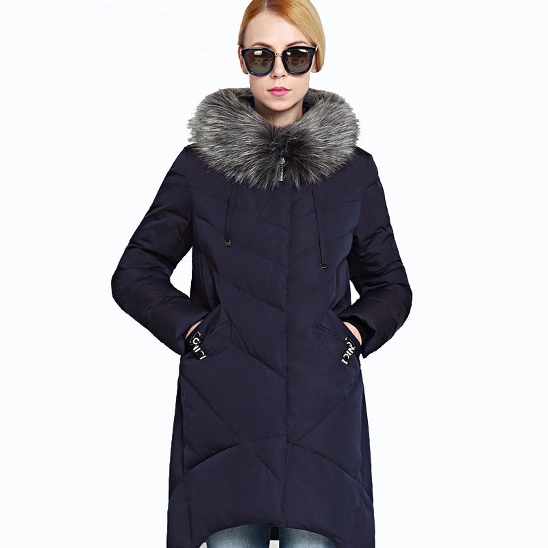 Winter Jacket Women Glitter Plus Size Hooded Long Women's Winter Coat Hooded Thick BiologicalDown Jacket Parka Docero 201019