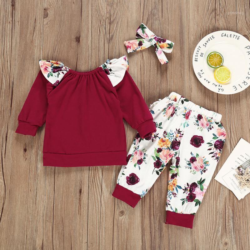 3pcs Newborn Flower Print Clothes Set Baby Girls Floral T-shirt Tops Ruffle Pants Hair Band Outfits Set Toddler Infant Soft Suit1, Red
3pcs Newborn Flower Print Clothes Set Baby Girls Floral T-shirt Tops Ruffle Pants Hair Band Outfits Set Toddler Infant Soft Suit1, Red