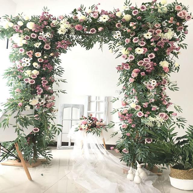 no flowers)Wedding Stand Decoration Outdoor Flower Arch Metal Backdrops Stand for Wedding Party Stage Decoration yudao1288
no flowers)Wedding Stand Decoration Outdoor Flower Arch Metal Backdrops Stand for Wedding Party Stage Decoration yudao1288