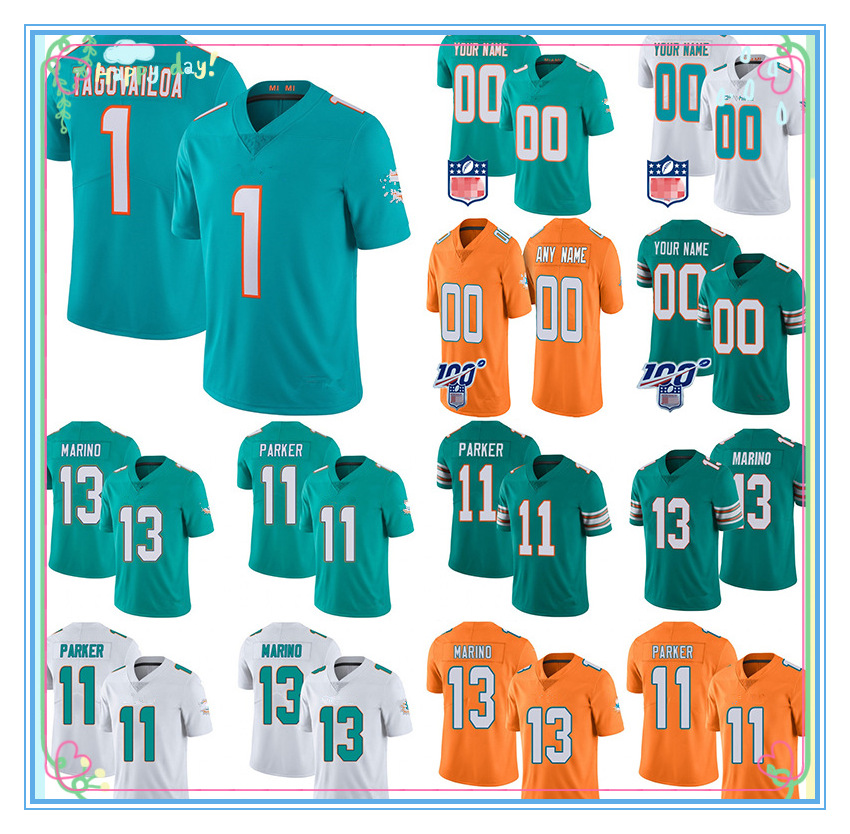 Custom Miami Dolphins Football Jersey1Tua Tagovailoa 11DeVante Parker 13 Dan Marino 10 Malcolm Perry Any number Any Name Jerseys, Green
Custom Miami Dolphins Football Jersey1Tua Tagovailoa 11DeVante Parker 13 Dan Marino 10 Malcolm Perry Any number Any Name Jerseys, Green