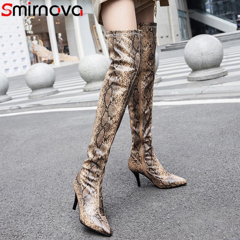 Smirnova knee high boots 2020 winter autumn womens boots sexy high heels animal prints pointed toe wholesale black women1
Smirnova knee high boots 2020 winter autumn womens boots sexy high heels animal prints pointed toe wholesale black women1
