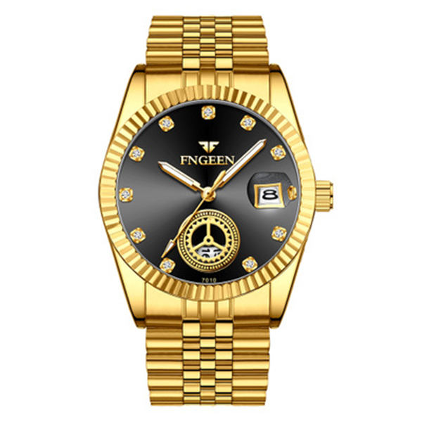 Quartz watches, middle-aged and elderly watches, atmospheric waterproof luminous watches, Black
Quartz watches, middle-aged and elderly watches, atmospheric waterproof luminous watches, Black