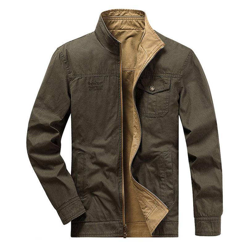 iSurvivor 2020 Men Wearable on Both Sides Zipper Jackets Coats Jaqueta Maculina Male Casual Fashion Slim Fit Large Size Jackets, Army green
iSurvivor 2020 Men Wearable on Both Sides Zipper Jackets Coats Jaqueta Maculina Male Casual Fashion Slim Fit Large Size Jackets, Army green