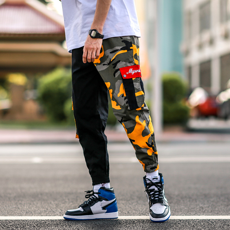 2021 New Pink Yellow Camouflage Cargo Pants of Men's Women High Quality Hip Hop Streetwear Hallways Couple Camo Sweatpants Clothes Ik4n
2021 New Pink Yellow Camouflage Cargo Pants of Men's Women High Quality Hip Hop Streetwear Hallways Couple Camo Sweatpants Clothes Ik4n