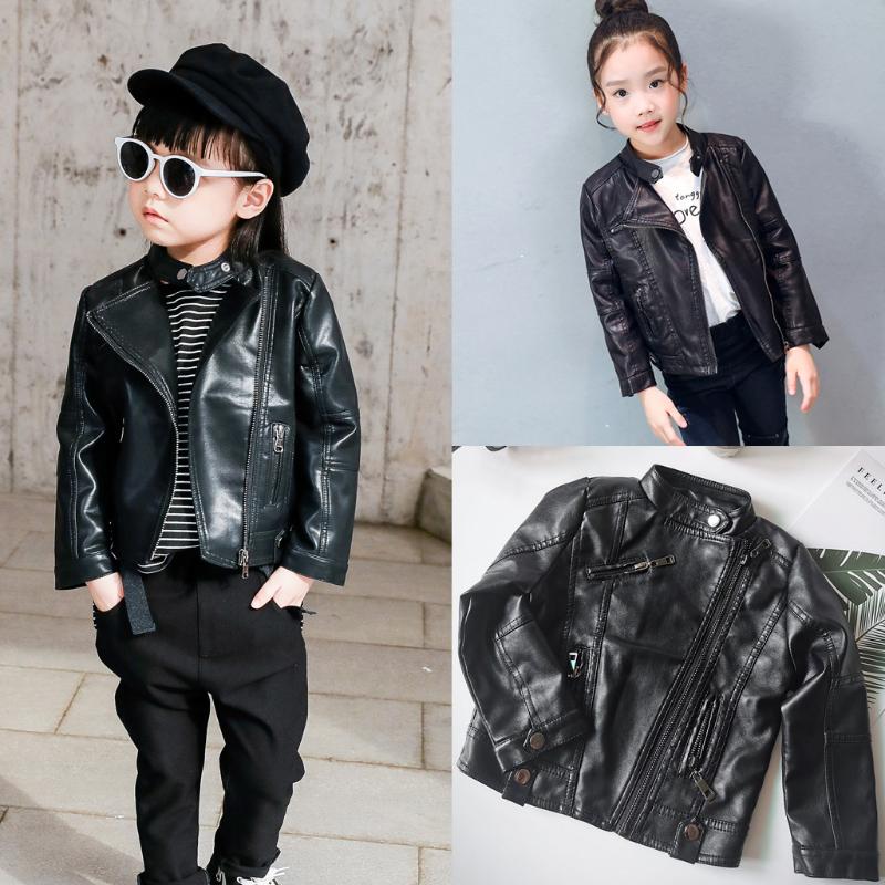Clothes For Girls Leather Jackets Cool Children Clothing Jacket For Girl Autumn Winter Kids Baby Windbreaker Outerwear Coat, Bk
Clothes For Girls Leather Jackets Cool Children Clothing Jacket For Girl Autumn Winter Kids Baby Windbreaker Outerwear Coat, Bk