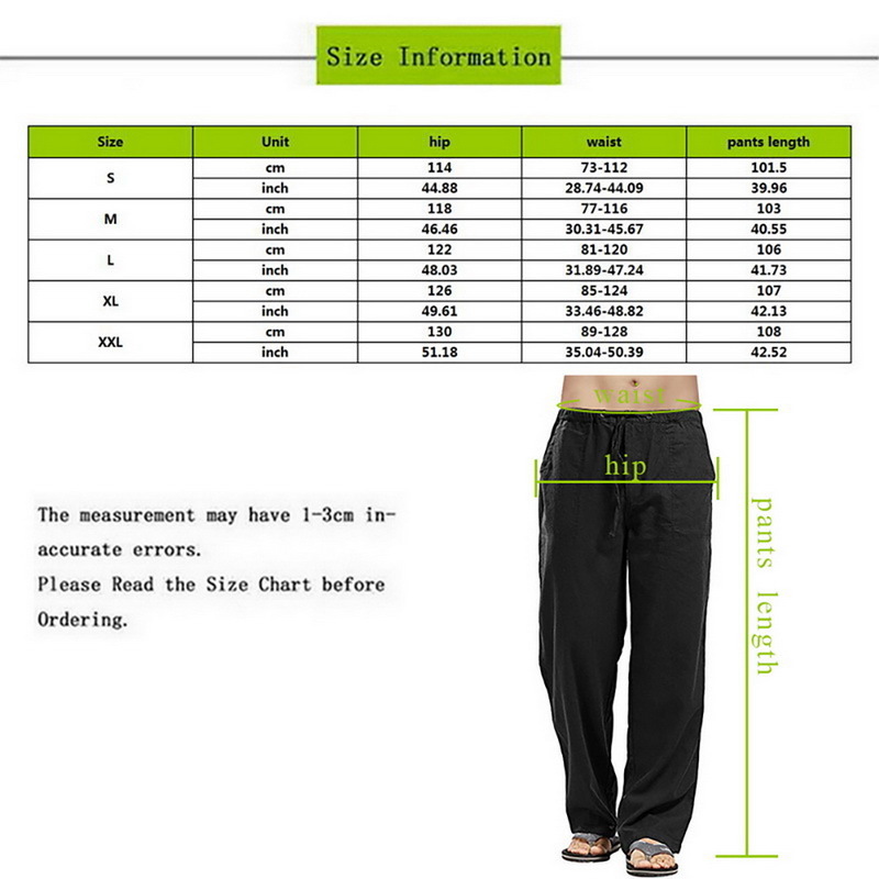 Vintage Cotton Linen Pants Casual Mens Trousers Pocket Pantalones Hombre Straight Pants Streetwear Loose Moletom Masculino 201110