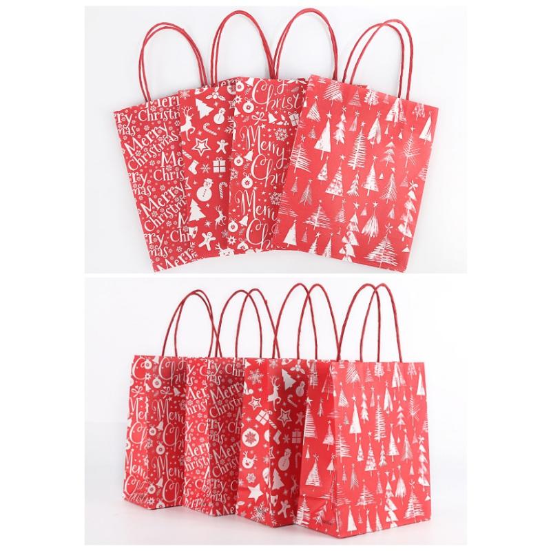 Christmas Gift 12Pcs Portable Paper Bags Biscuits Gift Goodies Holders Tote Bags Containers For Party Home Bakery 
Christmas Gift 12Pcs Portable Paper Bags Biscuits Gift Goodies Holders Tote Bags Containers For Party Home Bakery