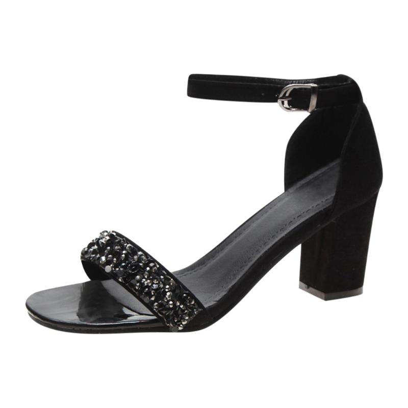 JAYCOSIN High Heels Sandals Women Bling Buckles Ankle Strap Peep Toe High Heels Sandals Elegant Shoes Wedges Shoes For Women, Bk
JAYCOSIN High Heels Sandals Women Bling Buckles Ankle Strap Peep Toe High Heels Sandals Elegant Shoes Wedges Shoes For Women, Bk