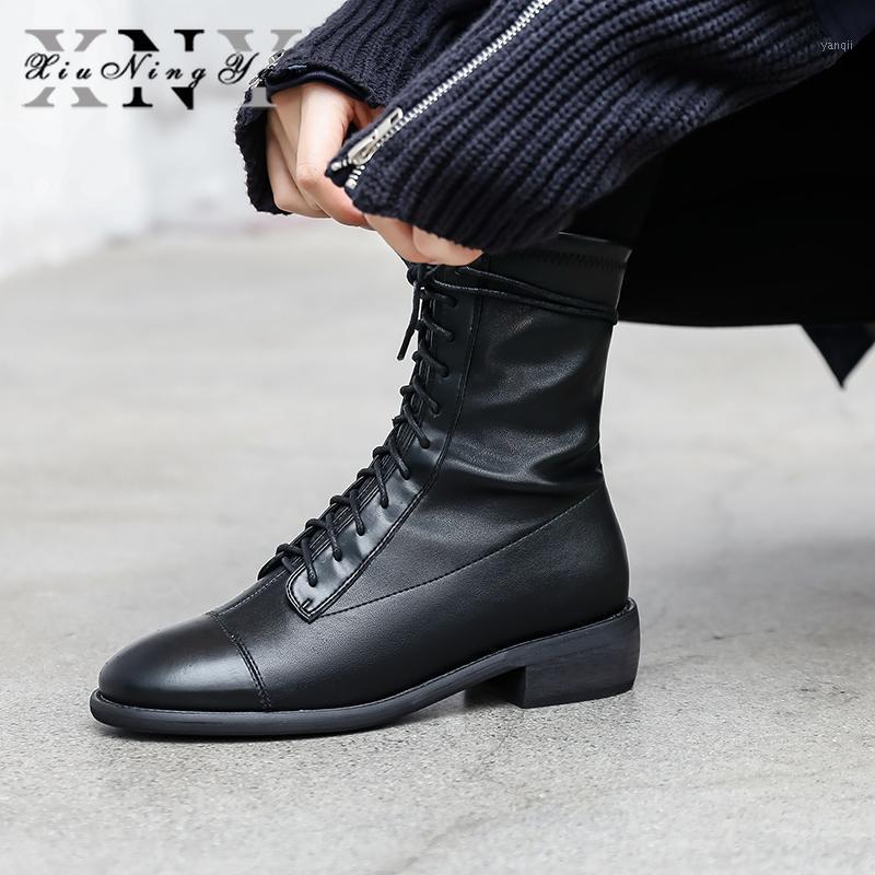 XIUNINGYAN British Style Woman Ankle Boots Soft Leather Matin Boots Autumn Winter Office Lady Shoes Fashion Women Short1, Khaki
XIUNINGYAN British Style Woman Ankle Boots Soft Leather Matin Boots Autumn Winter Office Lady Shoes Fashion Women Short1, Khaki
