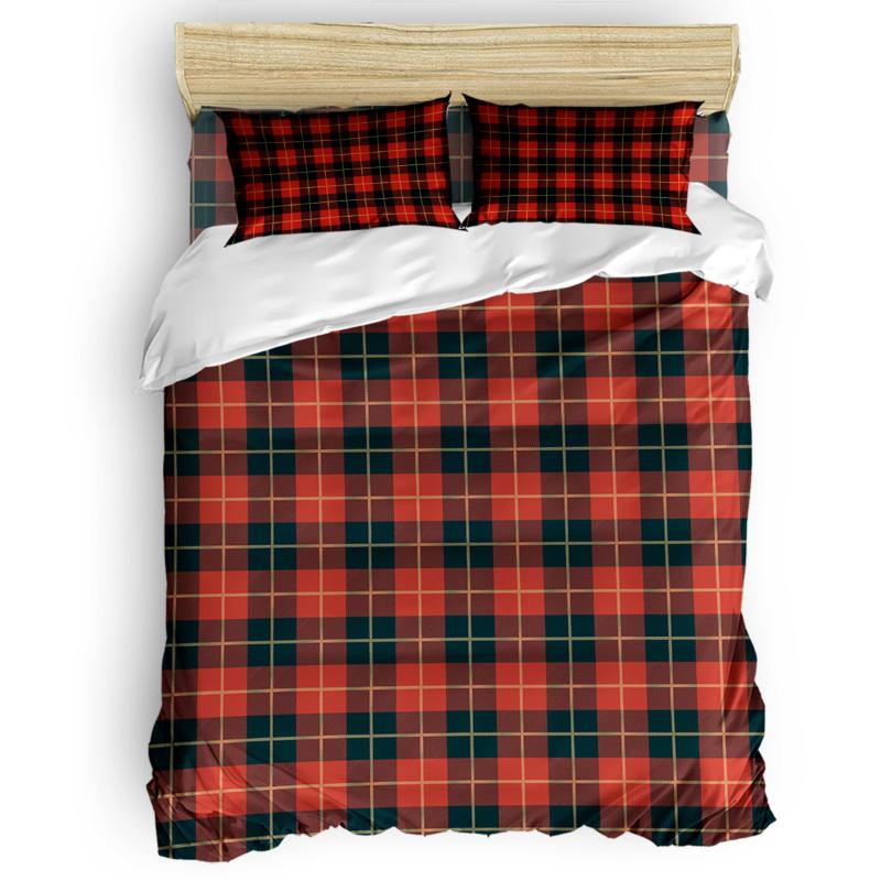 Plaid Red Texture Duvet Cover Set 2/3/4pcs Bedding Set Bed Sheet Pillowcases Cover, As pic
Plaid Red Texture Duvet Cover Set 2/3/4pcs Bedding Set Bed Sheet Pillowcases Cover, As pic