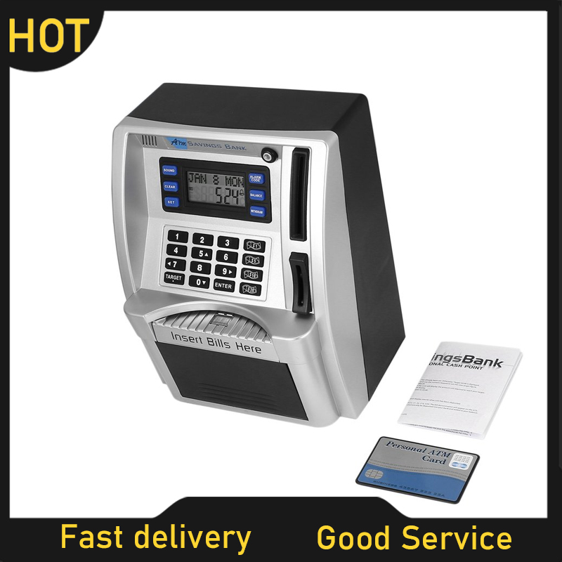 ATM piggy bank Savings Bank money boxToys tirelire Kids Talking ATM Savings Bank Insert Bills Perfect for Kids dropshipping Z0122
ATM piggy bank Savings Bank money boxToys tirelire Kids Talking ATM Savings Bank Insert Bills Perfect for Kids dropshipping Z0122