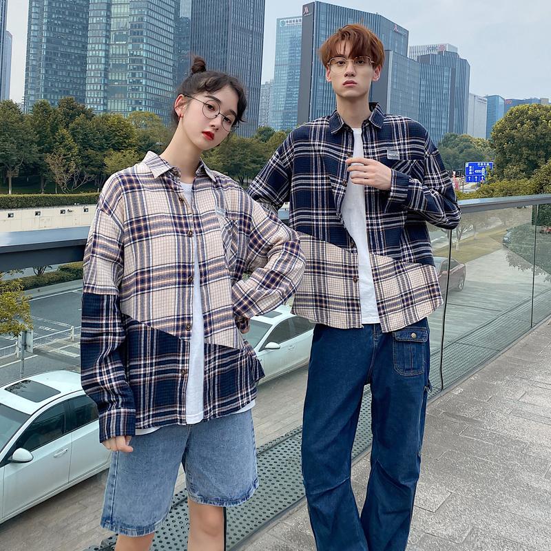 2020 new fashion trend long sleeve shirt lovers wear autumn original style shirt students couples clothes, Girl shirt khaki
2020 new fashion trend long sleeve shirt lovers wear autumn original style shirt students couples clothes, Girl shirt khaki
