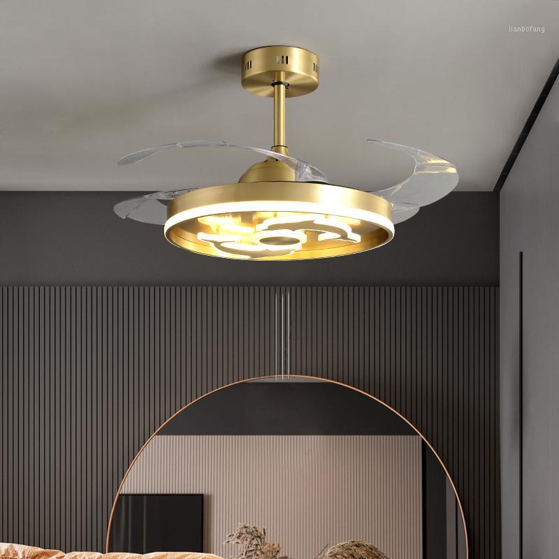 fan light DC copper Invisible 42 inch led ceiling fans lamps lamp remote control Simple home living room gold fish1
fan light DC copper Invisible 42 inch led ceiling fans lamps lamp remote control Simple home living room gold fish1