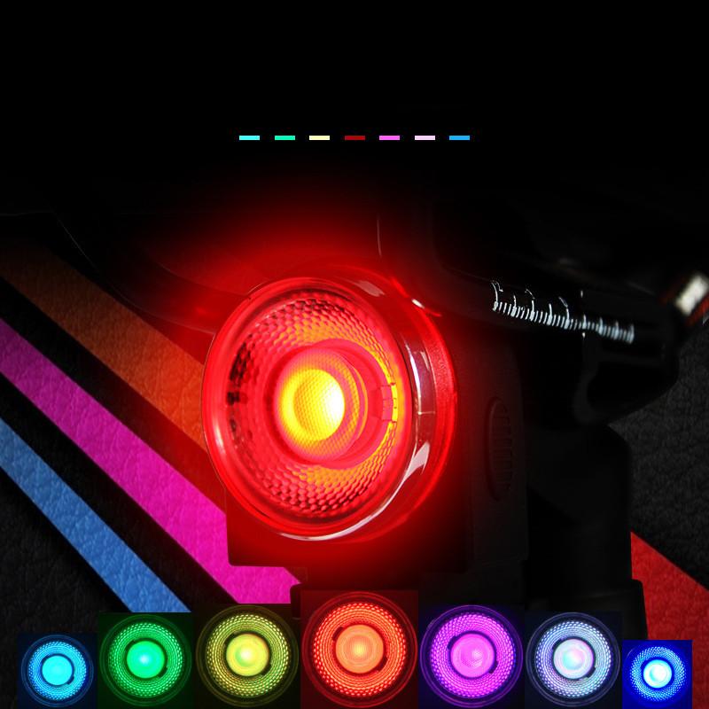 7 Colorful Bicycle Light Waterproof USB Recharging LED 4 Mode Mountain Bike Rear Light Lamp Night Riding Safety Warning
7 Colorful Bicycle Light Waterproof USB Recharging LED 4 Mode Mountain Bike Rear Light Lamp Night Riding Safety Warning