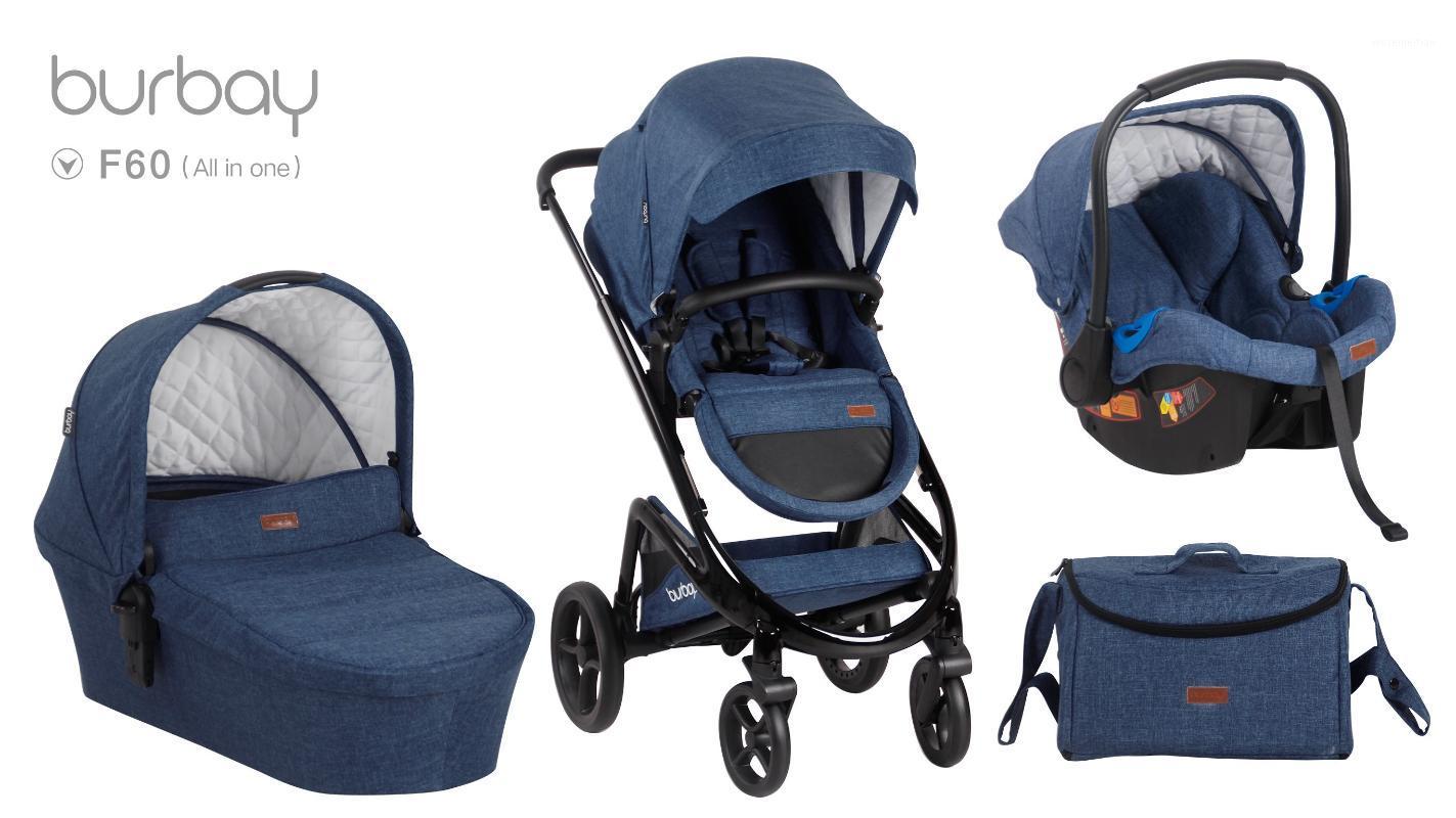 Strollers# Burbay Baby Stroller With Car Seat Carry Cot And Mamabag 3 In11