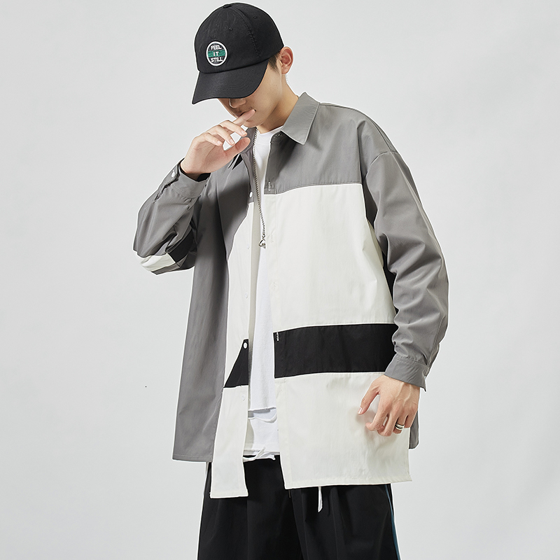2021 Brand Spring Autumn Long Sleeves New Flannel Collar Korea Style Shirt for Men's Patchwork Clothing Rk9m, C166 1
2021 Brand Spring Autumn Long Sleeves New Flannel Collar Korea Style Shirt for Men's Patchwork Clothing Rk9m, C166 1