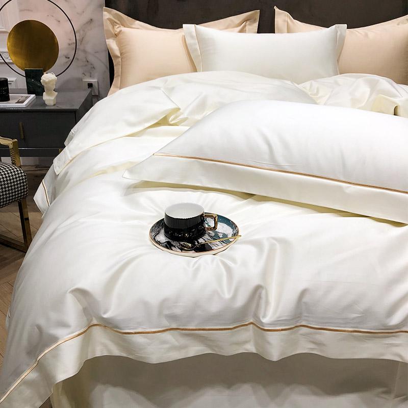 Solid Color Bedding Se Euro Silk/Cotton Bed Linen Queen Size Jacquard Bedspread Bed Cover Pillowcase Quilt
Solid Color Bedding Se Euro Silk/Cotton Bed Linen Queen Size Jacquard Bedspread Bed Cover Pillowcase Quilt