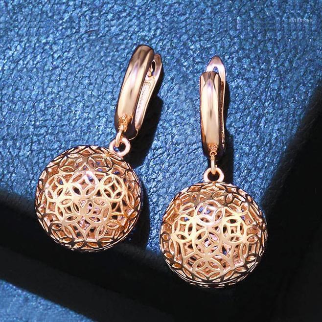 New Round Earring Unique Carved Hollow 585 Rose Gold Long Dangle Earrings Women Fashion Wedding Party Fine Trendy Jewelry1
New Round Earring Unique Carved Hollow 585 Rose Gold Long Dangle Earrings Women Fashion Wedding Party Fine Trendy Jewelry1