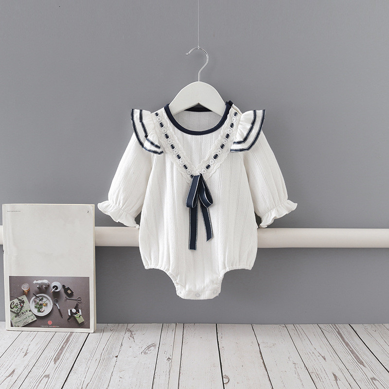 2021 New Spring Autumn Clothing Newborn Infant Baby Girls Boys Ruffles Long Sleeve Bodysuit Jumpsuits Outfit with Big Bow 0-2y Kjml, White
2021 New Spring Autumn Clothing Newborn Infant Baby Girls Boys Ruffles Long Sleeve Bodysuit Jumpsuits Outfit with Big Bow 0-2y Kjml, White