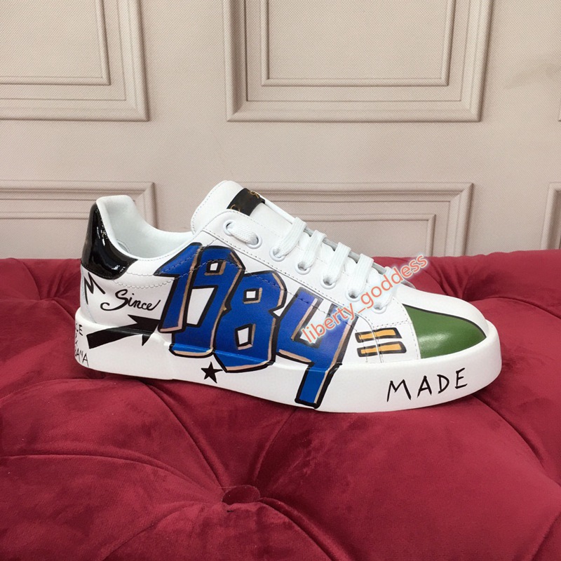 2021 Hot sale Men's Flat Low-Top Sneakers Portofino Printed Luxe Design Calfskin Tag Decorative Rubber Outsole Men's Graffiti Sneakers size
2021 Hot sale Men's Flat Low-Top Sneakers Portofino Printed Luxe Design Calfskin Tag Decorative Rubber Outsole Men's Graffiti Sneakers size