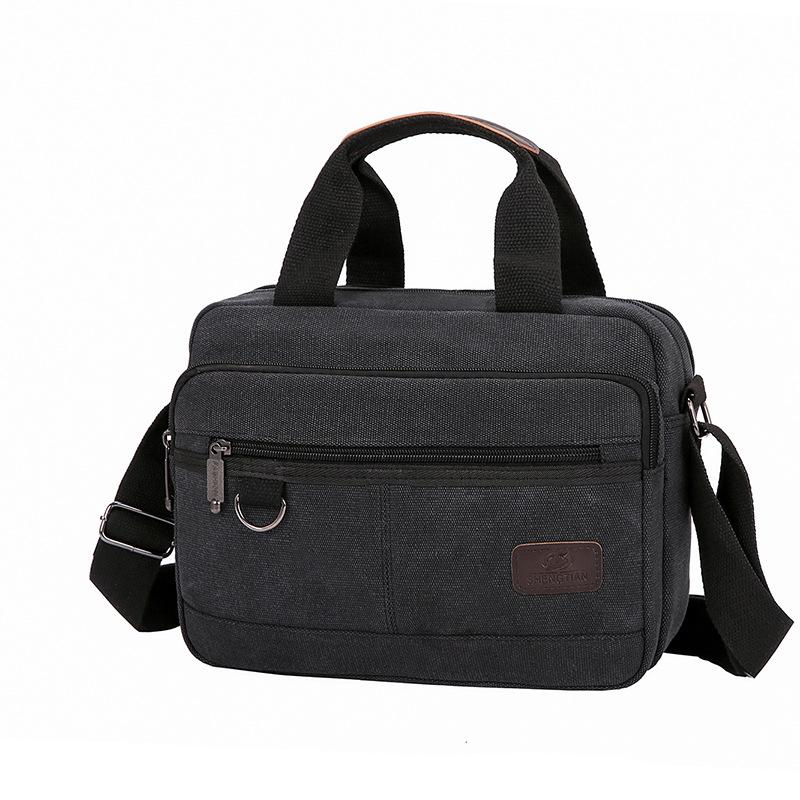 Men Canvas Briefcases Retro Business Office Shoulder Bags Work Crossbody Bag For Men's Large Capacity Laptop Handbage XA510F, Black
Men Canvas Briefcases Retro Business Office Shoulder Bags Work Crossbody Bag For Men's Large Capacity Laptop Handbage XA510F, Black