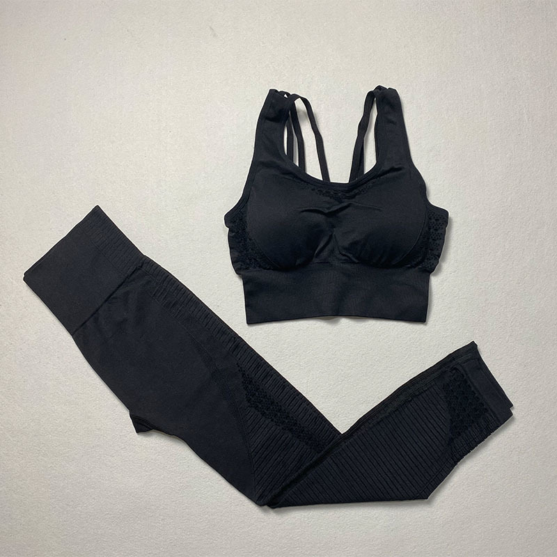 2 piece seamless gym set women seamless workout set gym fitness clothing yoga sports suits for women legging set outfit gym T200825